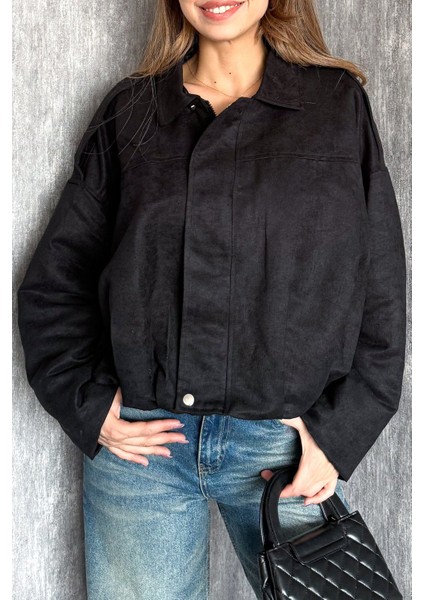 Kadın Süet Bomber Mont 0730 fiyatları