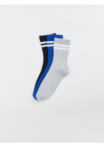 Yeni Sezon Çizgili Erkek Çocuk Soket Çorap 3'lü fiyatları