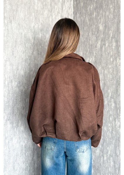 Kadın Süet Bomber Mont 0730 indirimleri