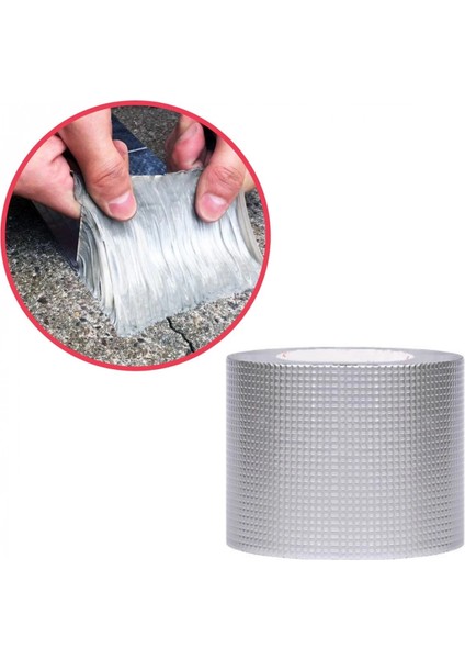 Yüksek Sıcaklık Dayanan Su Geçirmez Çatı Boru Duvar Çatlak Onarıcı Yapışkan Bant Folyo 5 cm (K95) fırsatları