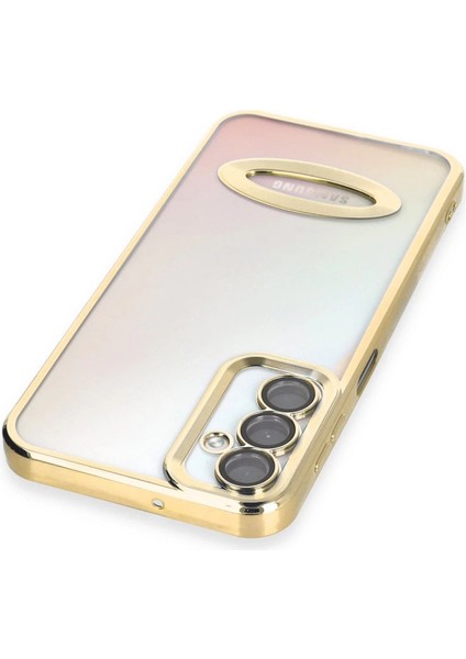 Samsung Galaxy A14 4g Kılıf Slot Silikon - Gold modelleri