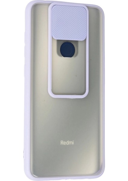 Xiaomi Redmi Note 9 Kılıf Palm Buzlu Kamera Sürgülü Silikon - Lila modelleri