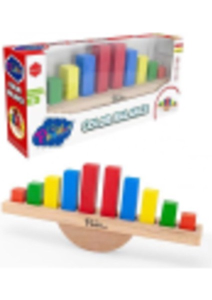 Ahşap Renkli Balans Oyunu