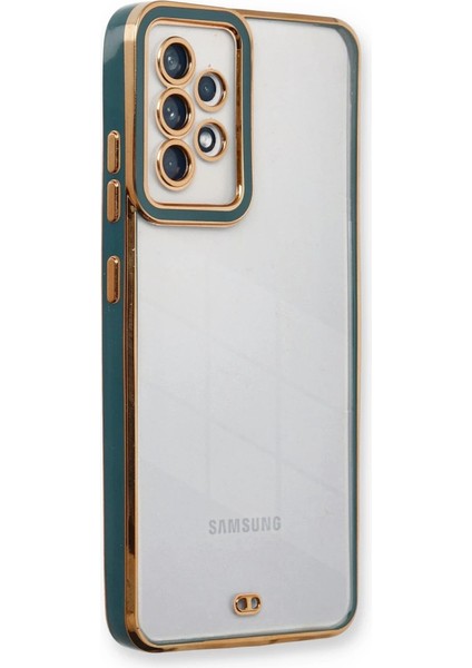 Samsung Galaxy A23 4g Kılıf Liva Lens Silikon - Yeşil