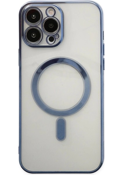 Iphone 14 Pro Kılıf Magneticsafe Lazer Silikon - Sierra Blue fiyatları