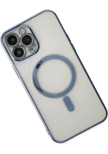Iphone 14 Pro Kılıf Magneticsafe Lazer Silikon - Sierra Blue modelleri