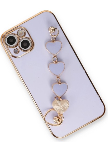 Iphone 14 Kılıf Esila Silikon - Lila modelleri