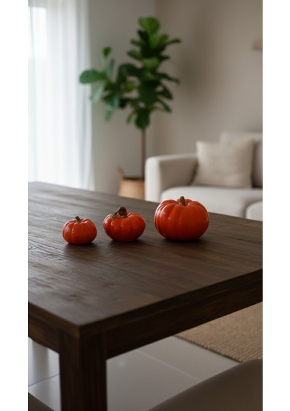 Balkabağı 3'lü Set,biblo, Ev Dekorasyon, Obje, Bohem, Tasarım, Sunum, indirimleri