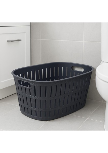 Çamaşır Sepeti 30 Lt Gri