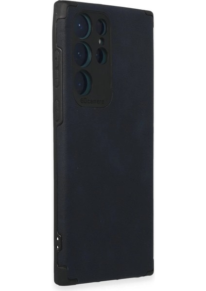 Samsung Galaxy S22 Ultra Kılıf Loop Deri Silikon - Lacivert fiyatları