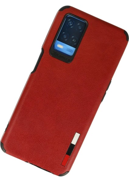Oppo A54 4g Kılıf Loop Deri Silikon - Kırmızı fiyatları