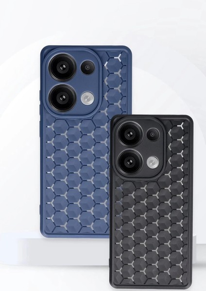 Newface Xiaomi Redmi Note 13 Pro 5g Kılıf Petek Silikon Kapak - Siyah modelleri