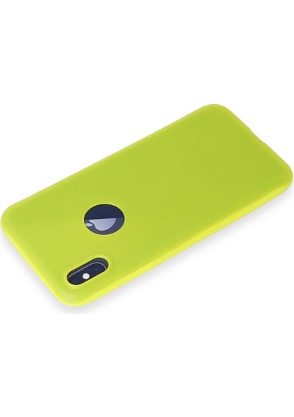 Iphone x Kılıf First Silikon - Parlak Sarı modelleri