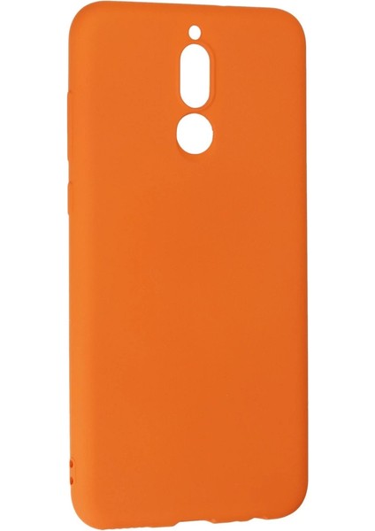 Huawei Mate 10 Lite Kılıf Nano Içi Kadife Silikon - Turuncu modelleri