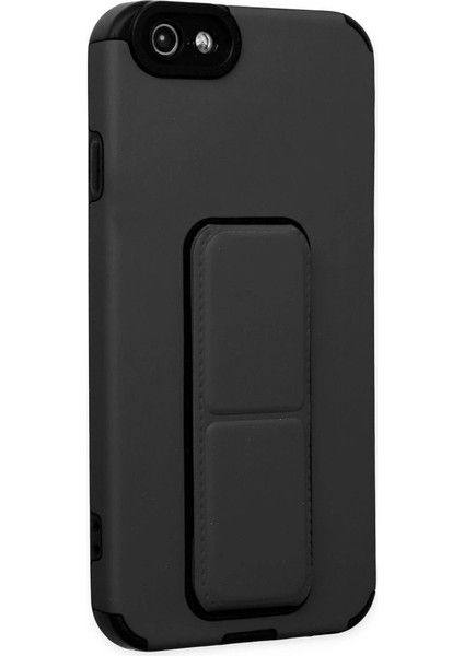 Iphone 6 Kılıf Mega Standlı Silikon - Siyah fiyatları