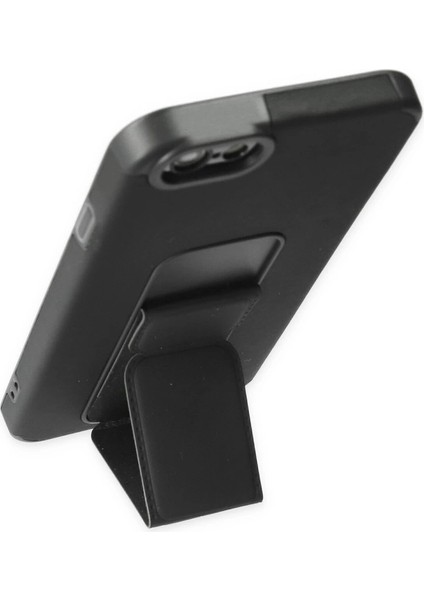 Iphone 6 Kılıf Mega Standlı Silikon - Siyah fırsatları