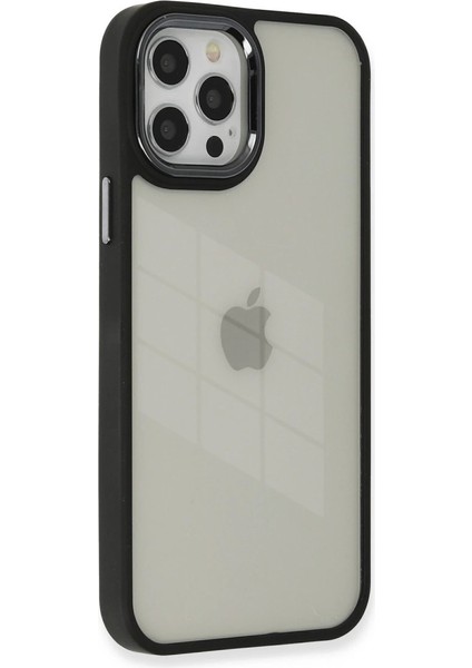 Iphone 12 Pro Max Kılıf Dora Kapak - Siyah