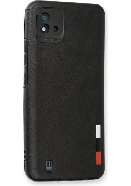 Realme C11 2021 Kılıf Loop Deri Silikon - Siyah fiyatları