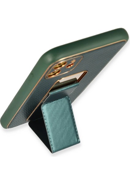 Iphone 12 Kılıf Coco Karbon Standlı Kapak - Yeşil fırsatları