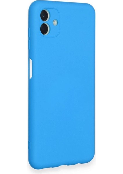 Samsung Galaxy A04 Kılıf Nano Içi Kadife Silikon - Mavi fiyatları