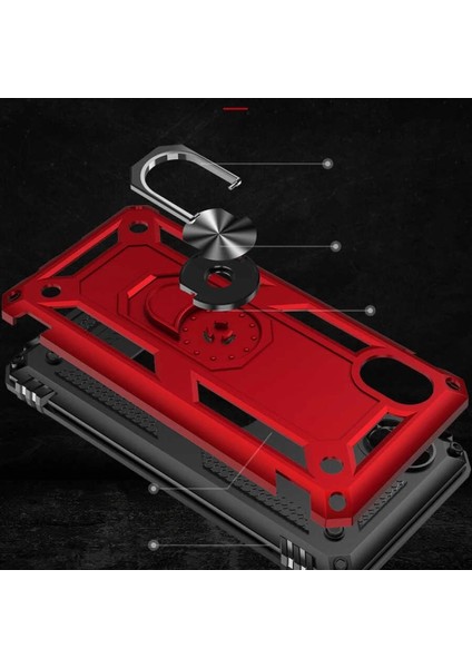 Samsung Galaxy A01 Core Kılıf Sofya Yüzüklü Silikon Kapak - Gümüş fırsatları