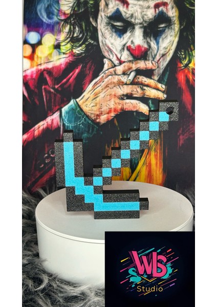 Minecraft Elmas Kazma Figür | Organik | Yeni Nesil Oyuncak 12CM modelleri