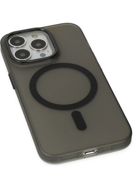 Iphone 15 Pro Max Kılıf Lodos Magneticsafe Mat Kapak - Siyah fırsatları