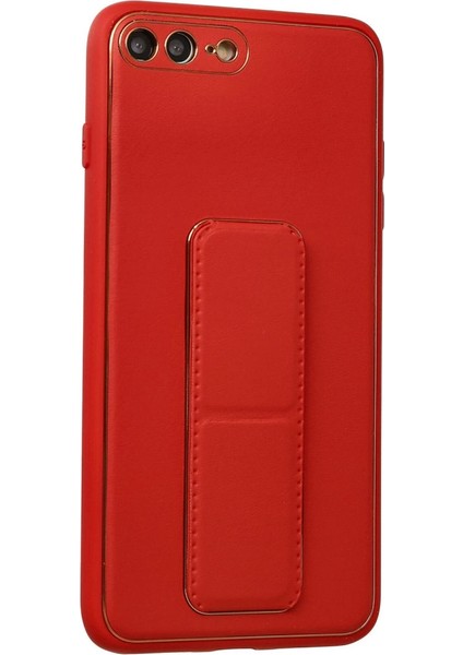 Iphone 7 Plus Kılıf Coco Deri Standlı Kapak - Kırmızı fiyatları