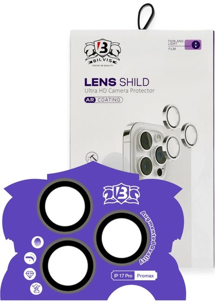 Apple Iphone 17 Pro Max Bilvis Titan Kamera Lens - Natural Grey