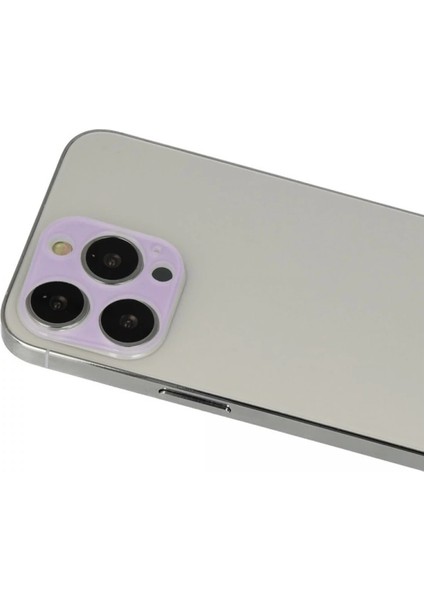 Iphone 13 Pro Max Rainbow Kamera Lens Koruma Cam - Mor