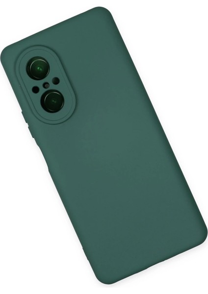 Huawei Nova 9 Se Kılıf Nano Içi Kadife Silikon - Koyu Yeşil modelleri