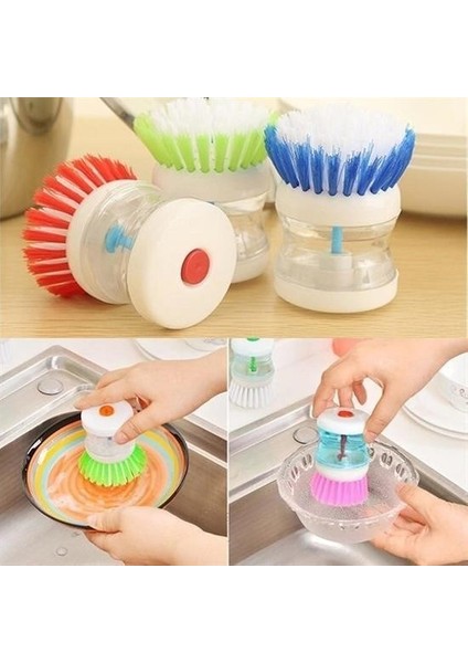 ® Deterjan Hazneli Kolay Bulaşık Yıkama Fırçası Bulaşık Sünger indirimleri