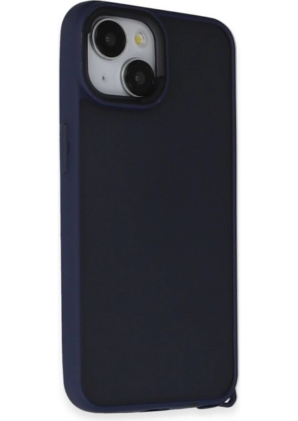 Iphone 15 Kılıf Elegant Kapak - Lacivert
