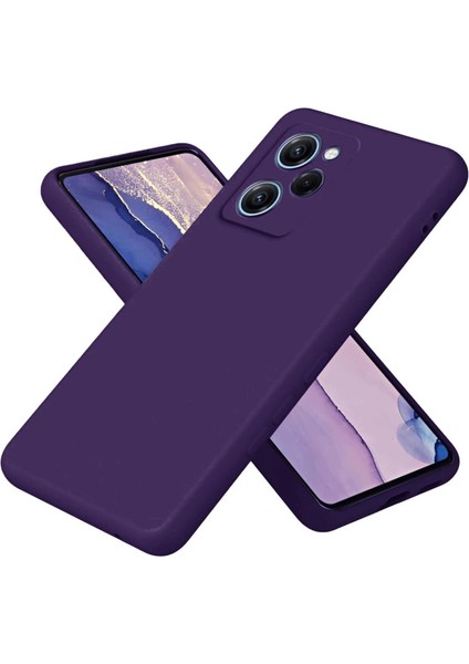 Xiaomi Poco X5 Pro 5g Nano Içi Kadife Silikon - Mor