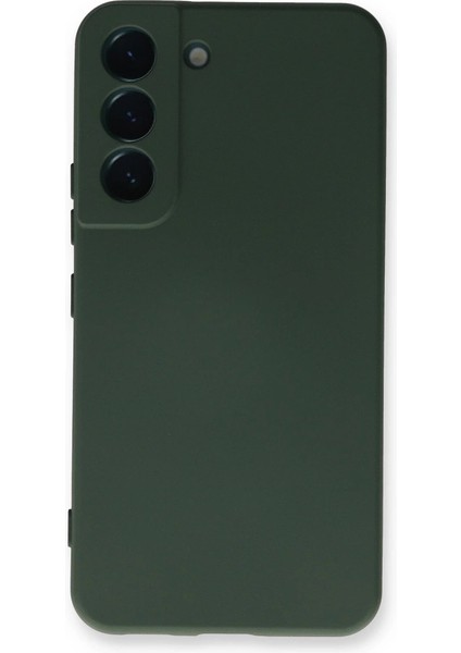 Samsung Galaxy S23 Plus Kılıf Nano Içi Kadife Silikon - Koyu Yeşil