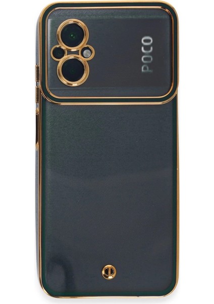 Xiaomi Poco M5 Kılıf Liva Lens Silikon - Yeşil fiyatları