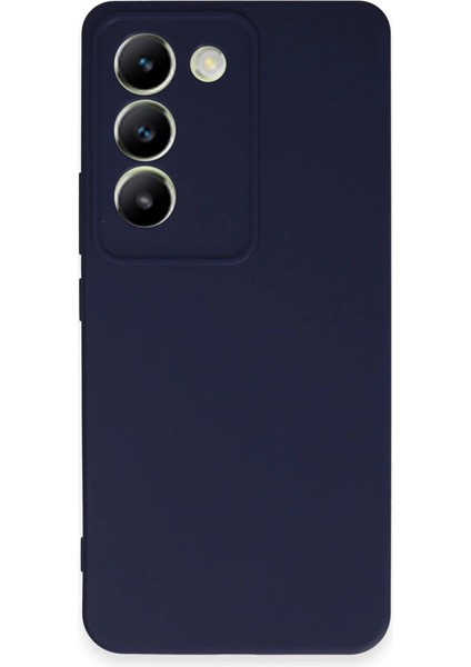 Vivo V30 Lite 4g Kılıf First Silikon - Lacivert