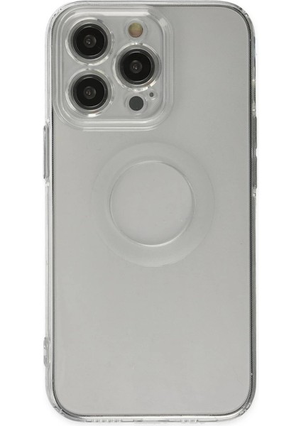 Iphone 14 Pro Kılıf Santa Lens Silikon - Şeffaf