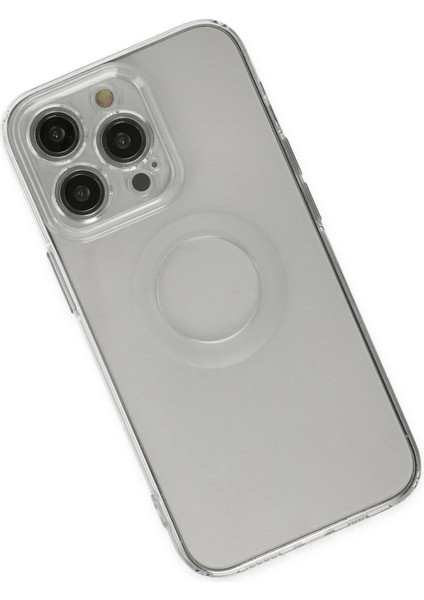 Iphone 14 Pro Kılıf Santa Lens Silikon - Şeffaf modelleri