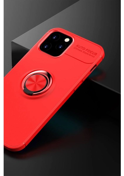 Iphone 12 Kılıf Range Yüzüklü Silikon - Kırmızı fiyatları
