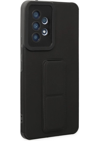 Samsung Galaxy A53 5g Kılıf Mega Standlı Silikon - Siyah fiyatları