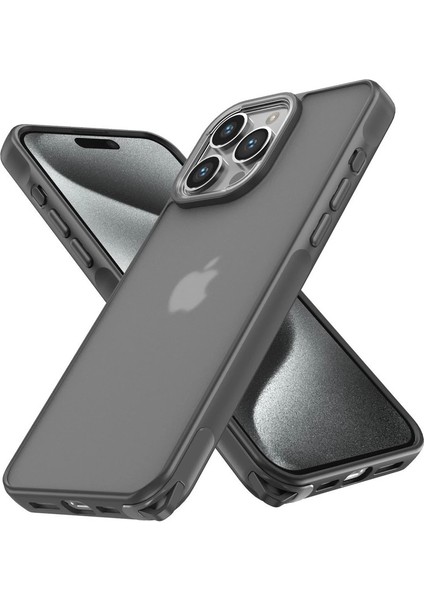 Iphone 14 Pro Kılıf Elegant Kapak - Titan Gri