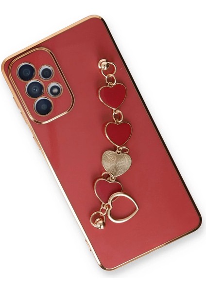 Samsung Galaxy A53 5g Kılıf Esila Silikon - Kırmızı modelleri