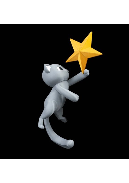 Yıldızlı Kedi Yılbaşı Ağacı Süsü ( Tepe Süsü ) modelleri