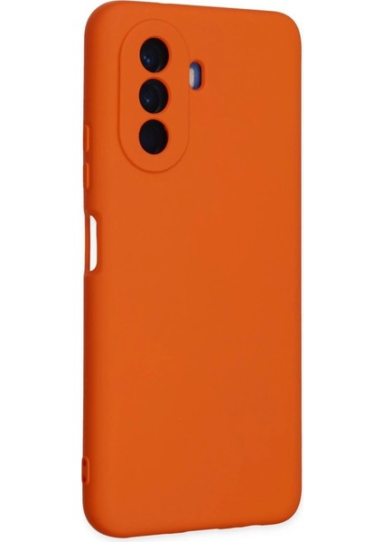 Huawei Nova Y70 Kılıf Nano Içi Kadife Silikon - Turuncu fiyatları