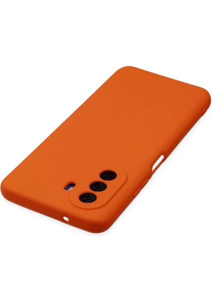 Huawei Nova Y70 Kılıf Nano Içi Kadife Silikon - Turuncu indirimleri