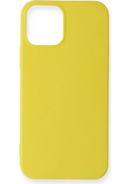 Iphone 12 Mini Kılıf First Silikon - Sarı