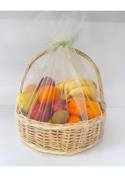m Yuvarlak Büyük Boy Meyve Sepeti (Söz ve Nişan Bohçası Meyve Sepeti) fiyatları