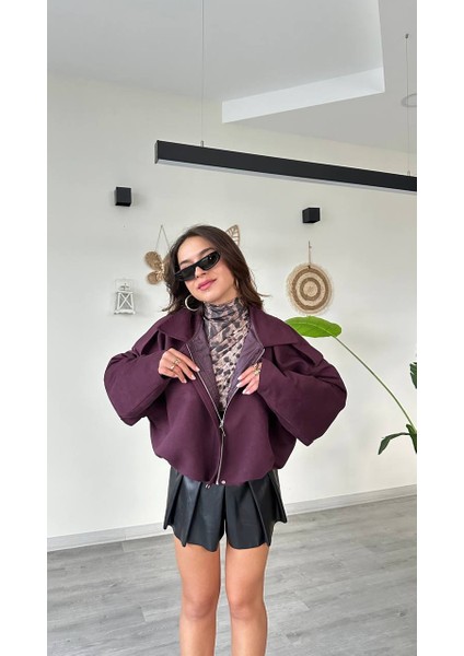 Taba Süet Apoletli Balon Kadın Ceket fiyatları