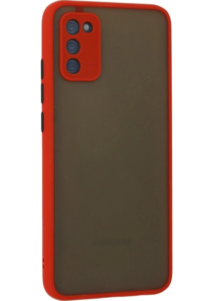 Samsung Galaxy A03S Kılıf Montreal Silikon Kapak - Kırmızı modelleri